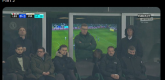 MINY SZEFOSTWA Legii w drugiej połowie meczu z Piastem xD